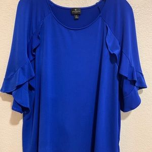 Worthington Beautiful Blue Blouse
